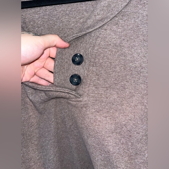 Banana Republic Womens Brown Long Sleeve Shawl Collar Pullover Size Large - Picture 9 of 16